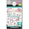 Paquet économique d'autocollants, motifs floraux colorés de The Happy Planner